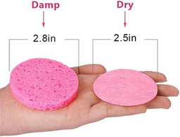 Facial Cleaning Sponge Set 2 PCS