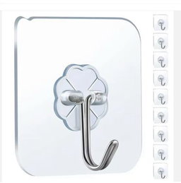 Multipurpose adhesive hook 10pcs