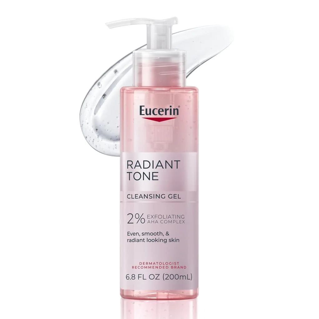 Eucerin Radiant Tone Cleansing Gel يوسرين غسول جل مقشر 
