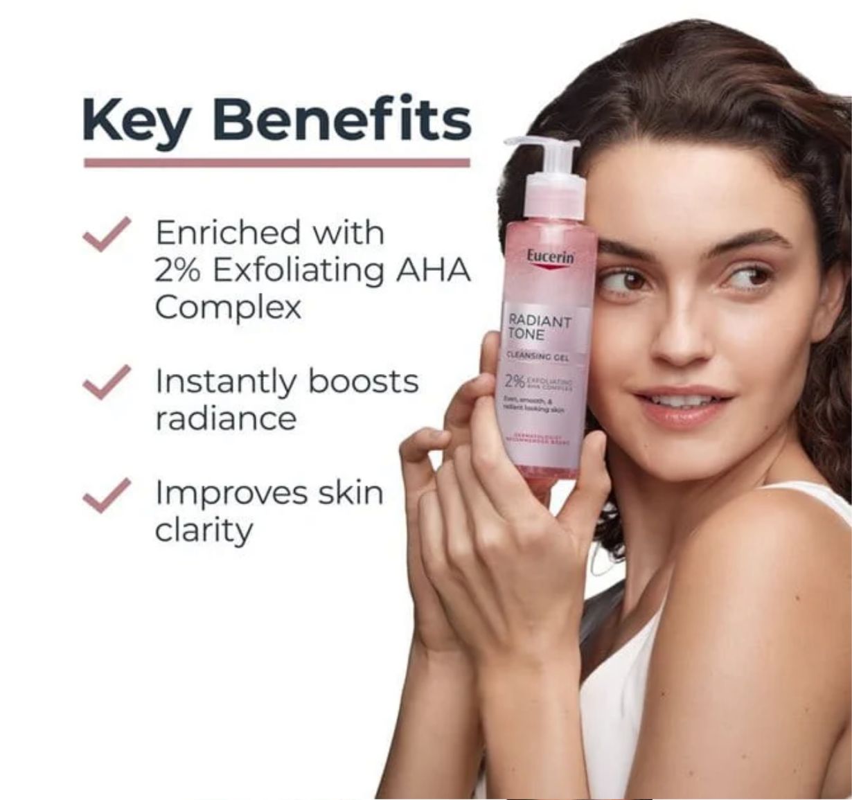 Eucerin Radiant Tone Cleansing Gel يوسرين غسول جل مقشر _2