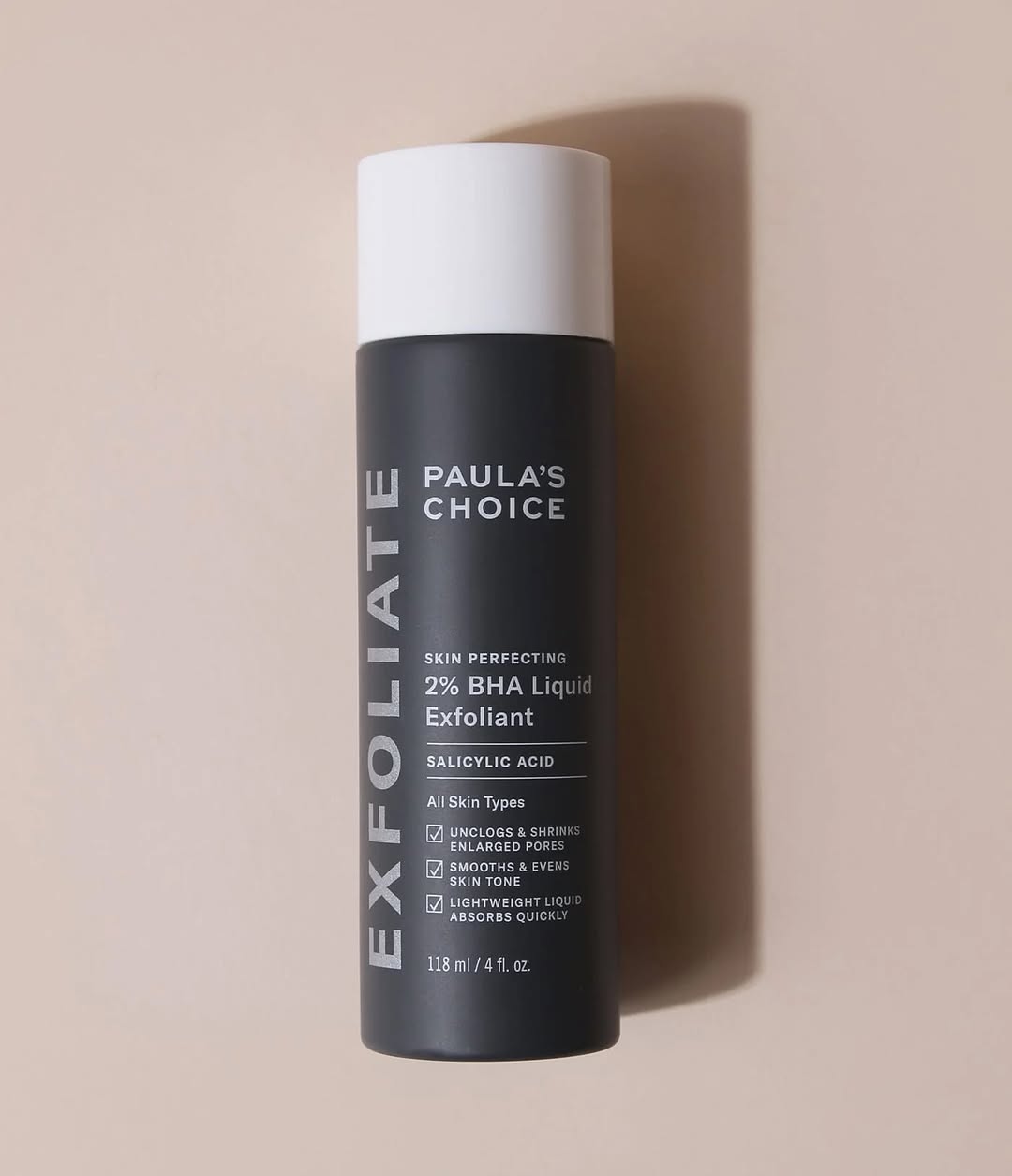 ⁨ ⁨ ‎مقشر وجه بحمض الساليسيليك 2٪ BHA تونر باولاز جويس السائل 118امل -paulas choice Skin Perfecting 2% BHA Liquid Exfoliant 118mL
