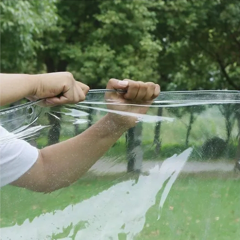 Clear PVC Transparent Tarp (800g | 0.75mm thick) - 1.4m/meter_1