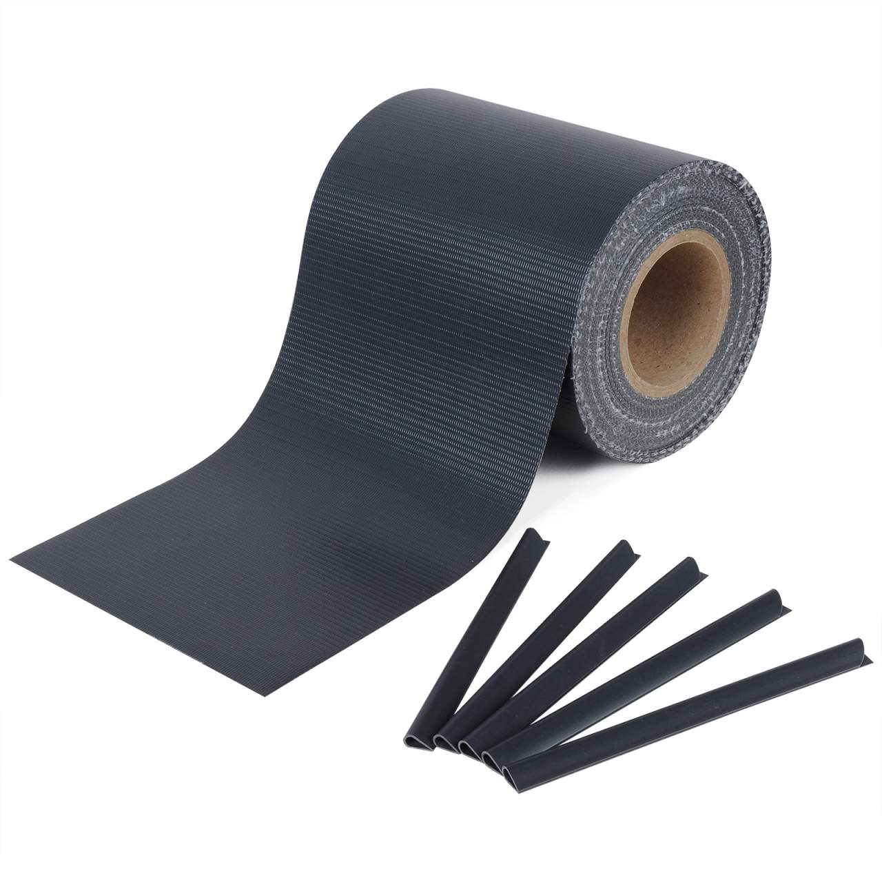 Privacy Fencing PVC Roll (19cm x 35m) + Brackets_2