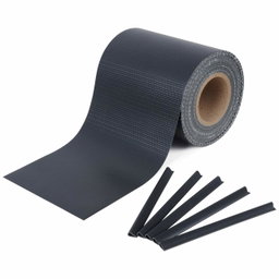 Privacy Fencing PVC Roll (19cm x 35m) + Brackets