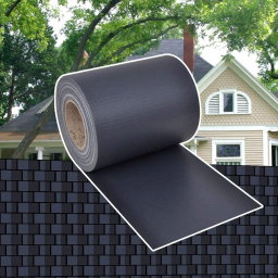 Privacy Fencing PVC Roll (19cm x 35m) + Brackets