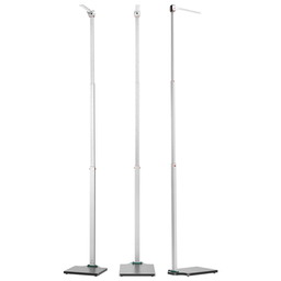 TOISE ADULTE EN ALUMINIUM (2M) AVEC SOCLE