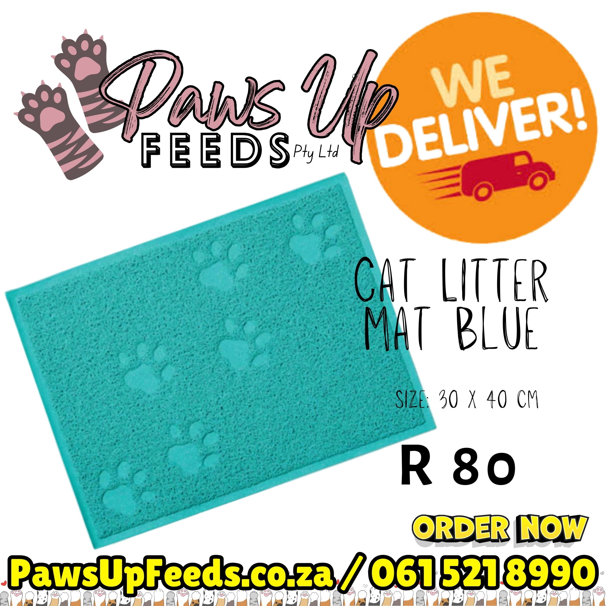 Cat Litter Mat Blue_0