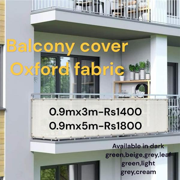 Balcony cover 0.9x3m oxford fabric