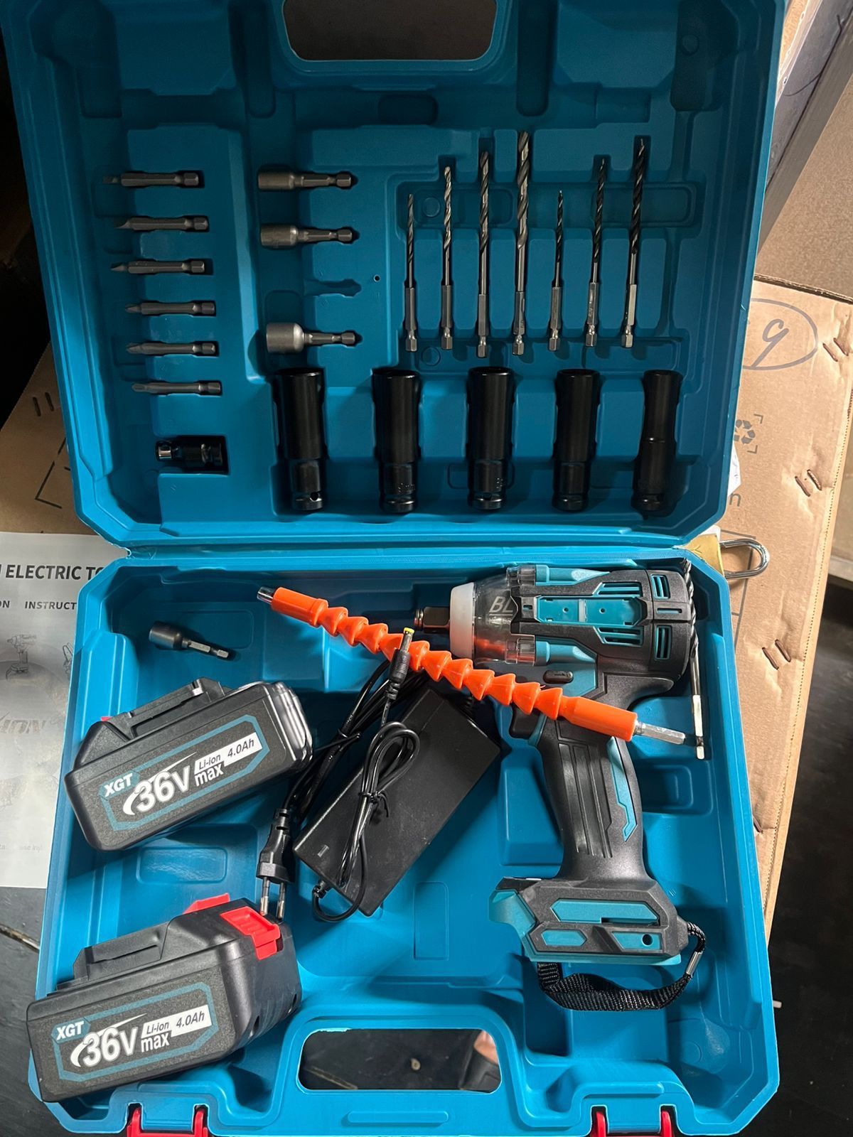 Impact wrench 450nm  +2 battery and charger_1