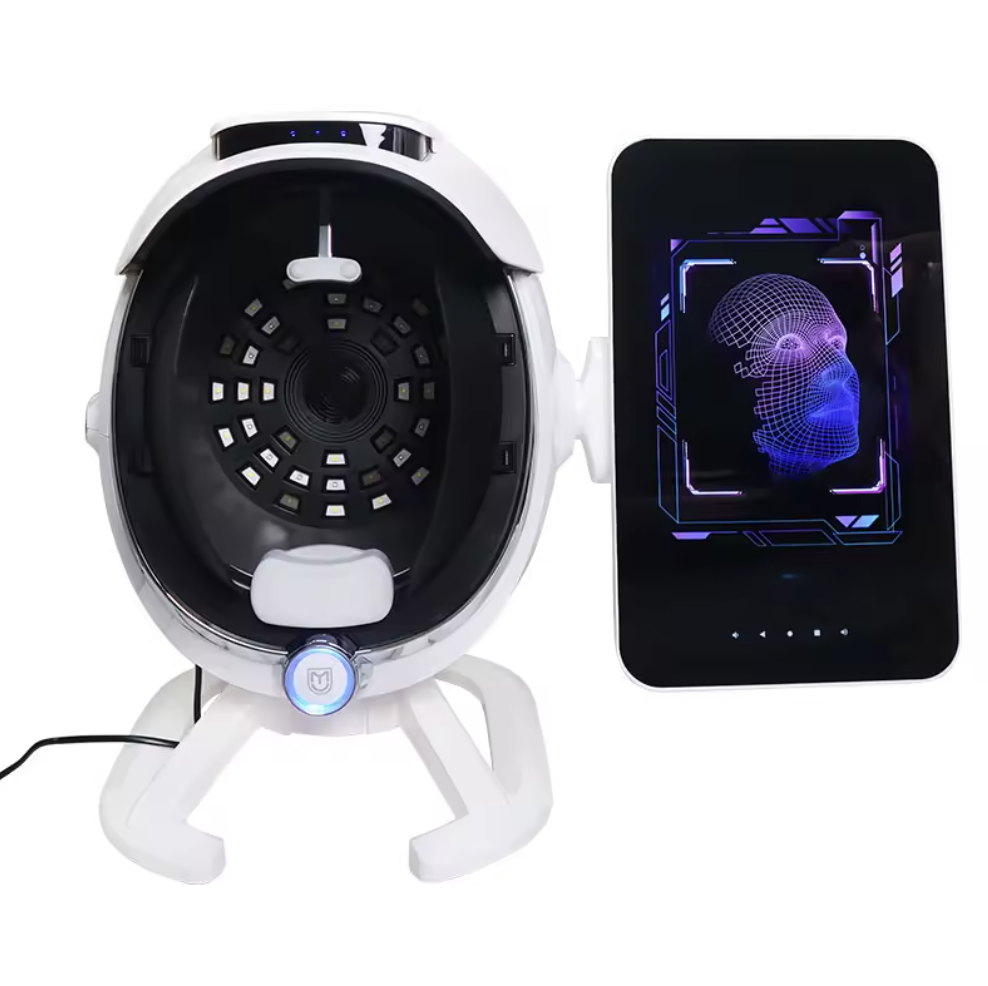 Skin Analyser with HD screen, microscopic handle and AI integration