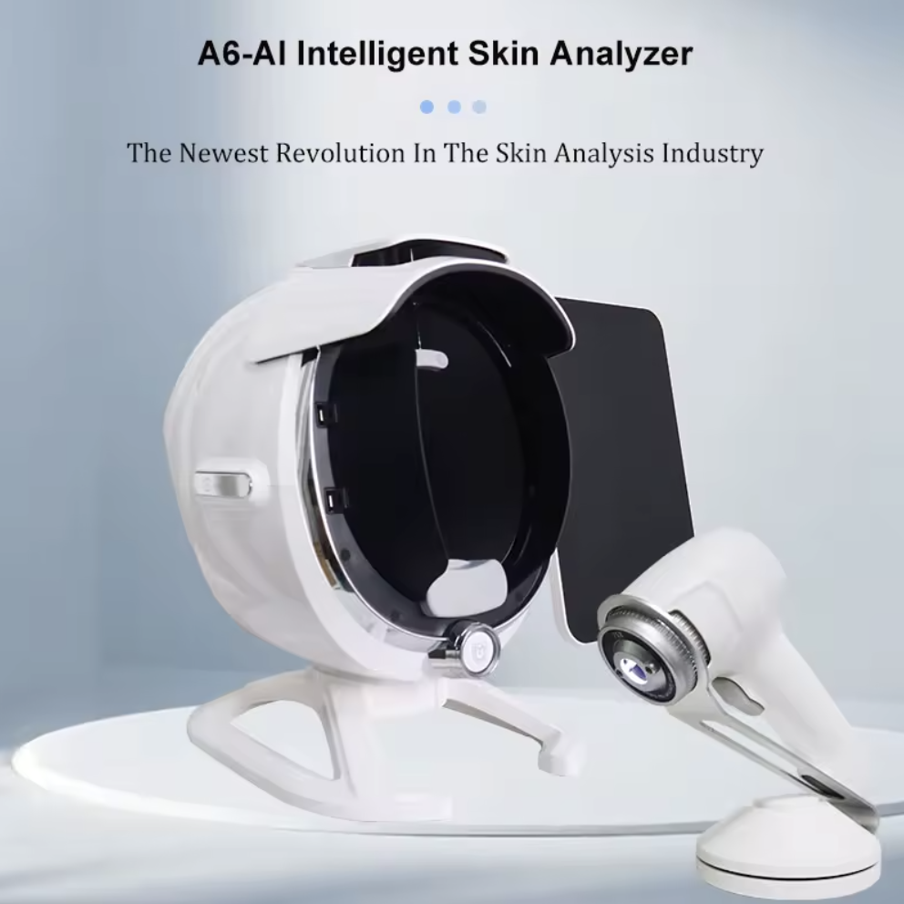 Skin Analyser with HD screen, microscopic handle and AI integration_1