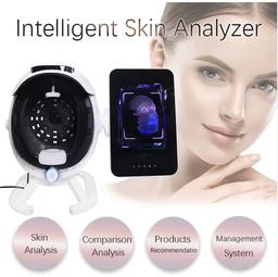 Skin Analyser with HD screen, microscopic handle and AI integration