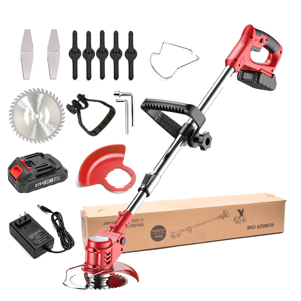 Grass trimmer Wireless battery Electric brush cutter WITH ACCESSORIES_1