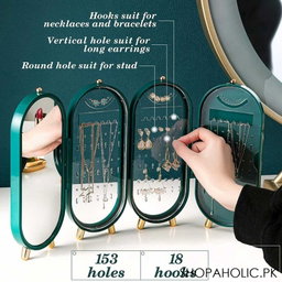 Foldable Exquisite Jewelry Box Organizer