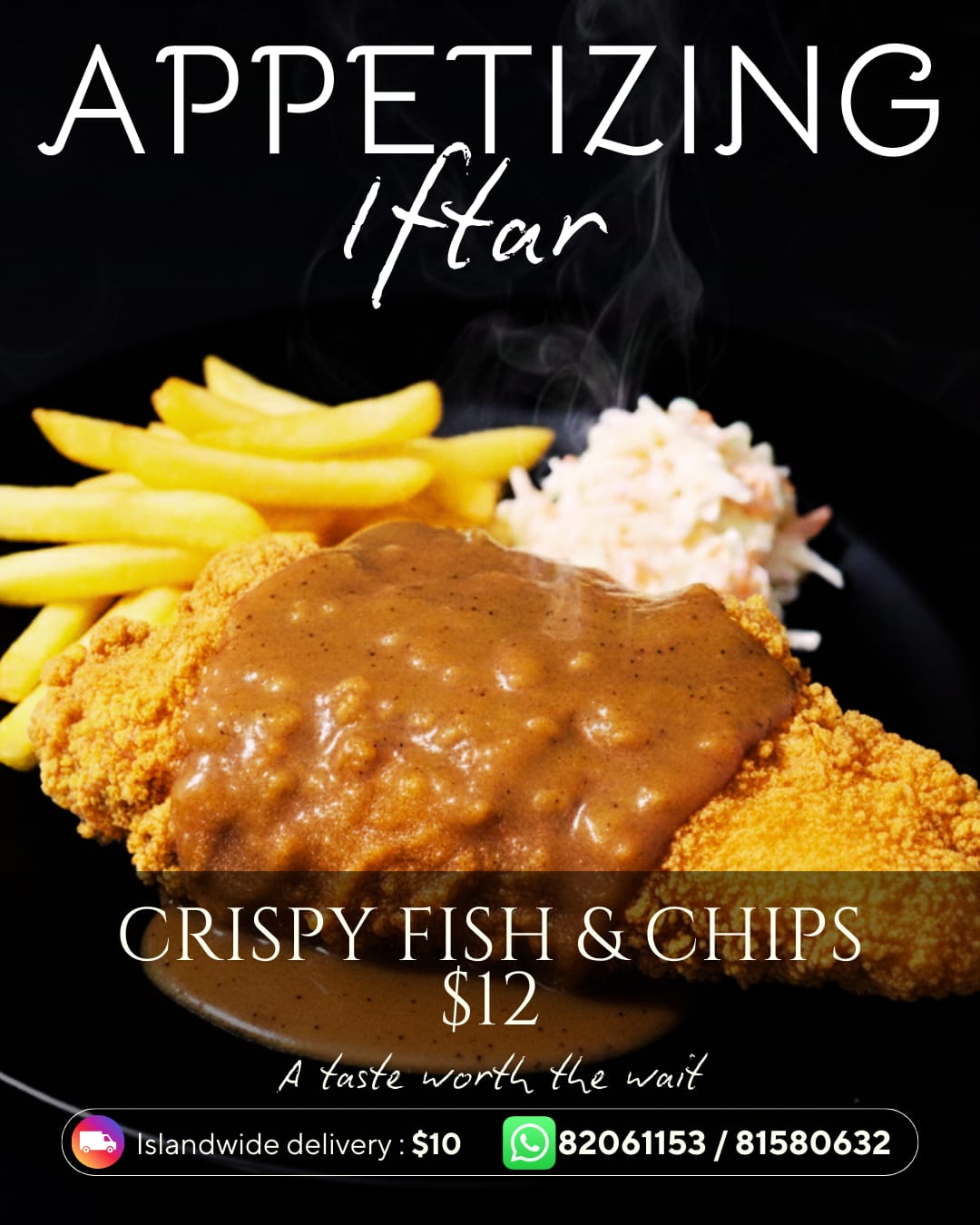 Crispy Fish & Chips served with fries and coleslaw_0