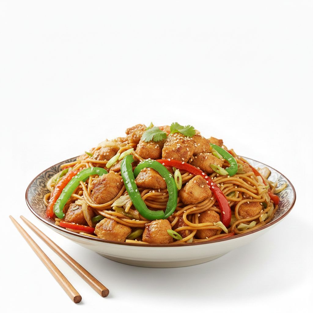 Stir-Fried Chicken With Sweet Pepper