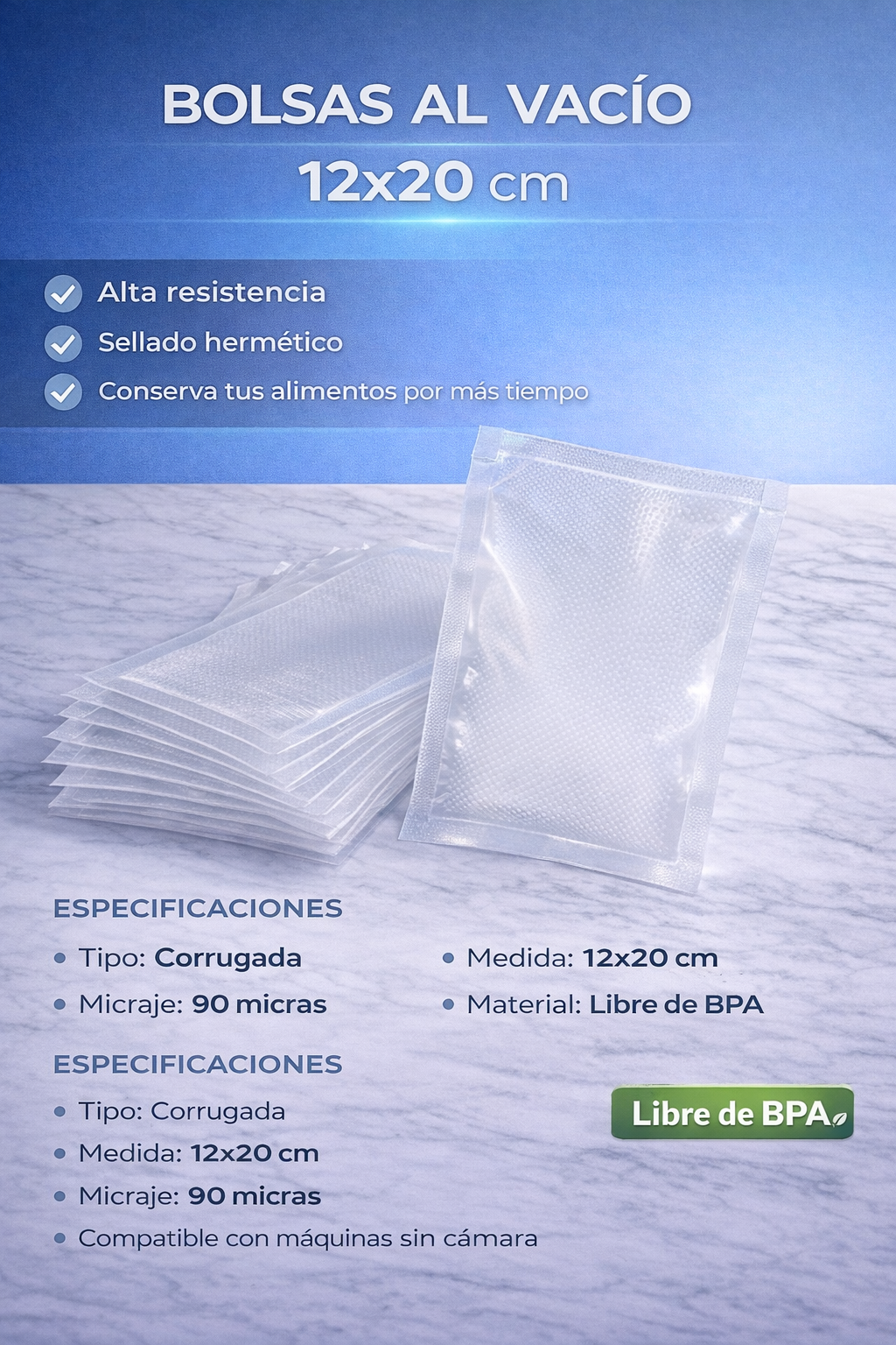 Bolsas 12x20 corrugada transparente _0