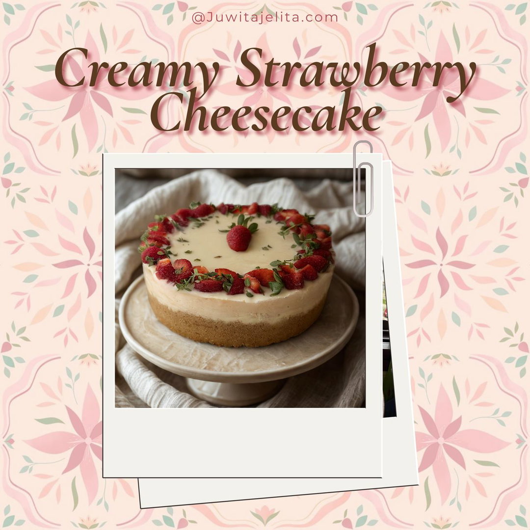 Creamy Strawberry Cheesecake