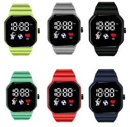 Digital Watches Men and Women Sports Watches LED Digital Clock made of Silicone Strap 