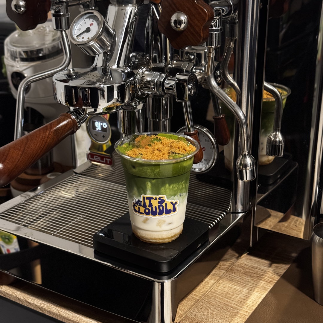 Apple Crumble,anyone? ( Apple cinnamon Matcha)