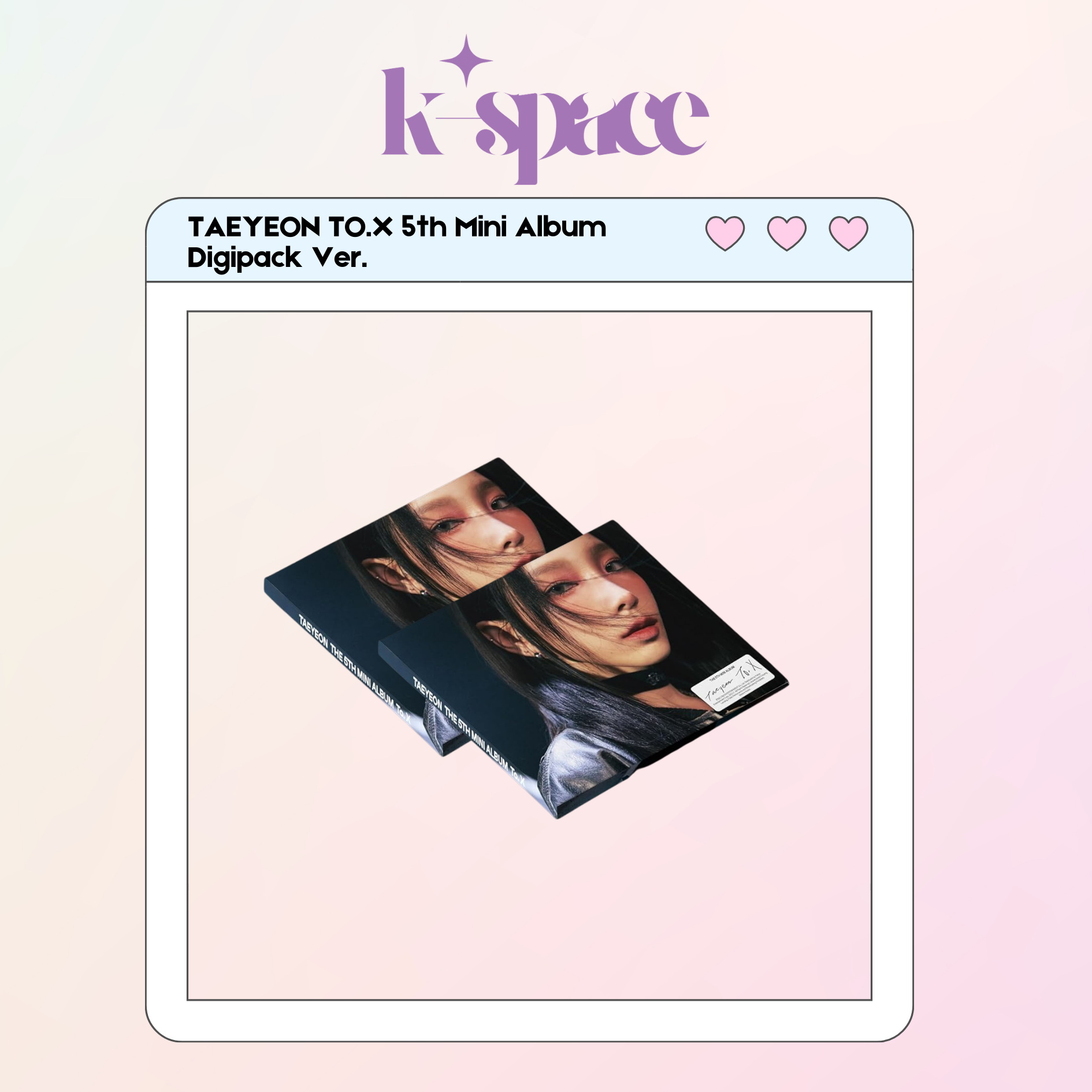 TAEYEON - To. X The 5th Mini Album (Digipack Ver.)_0