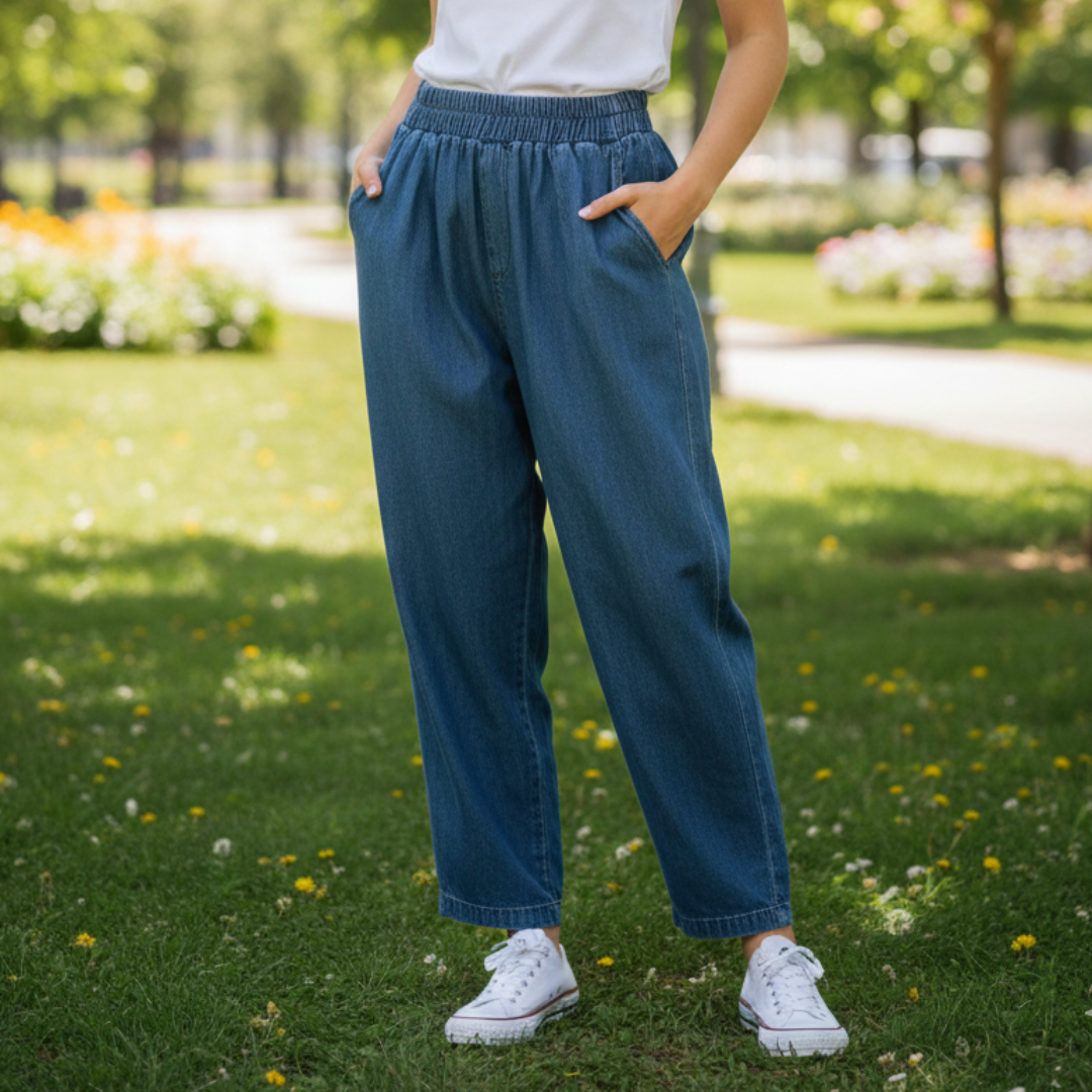 Mom Denim Pants