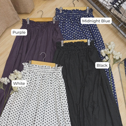 Polka Dots Flared Skirt
