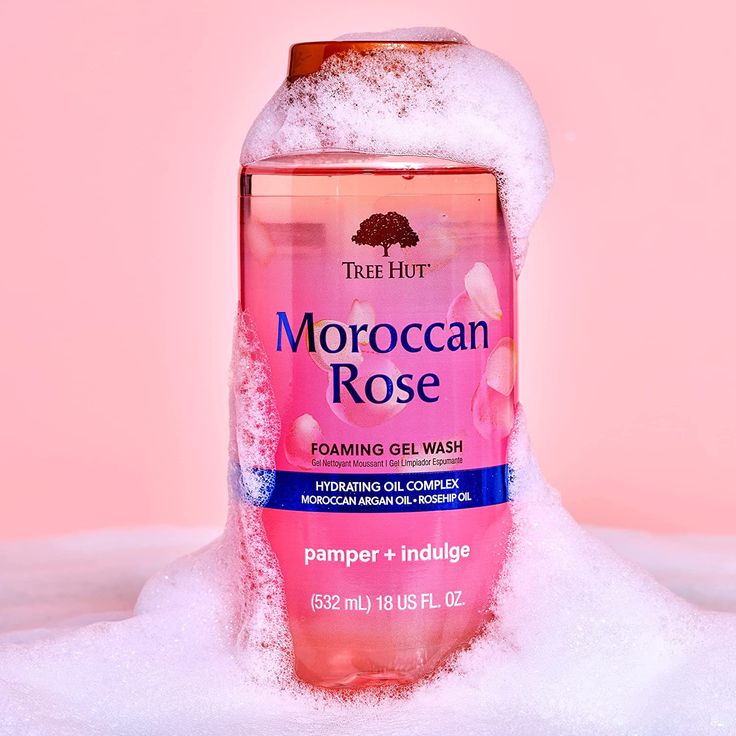 Tree Hut Moroccan Rose Foaming Gel Wash_1