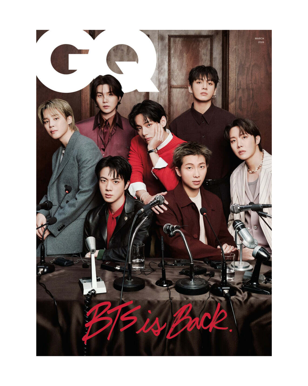 GQ Korea BTS Cover (2026 March Issue)