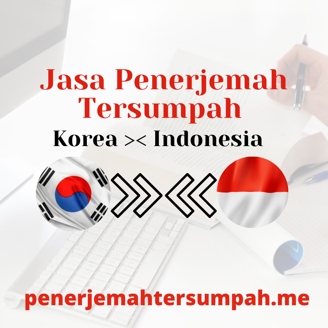 Terjemahan Tersumpah Bahasa Korea_1