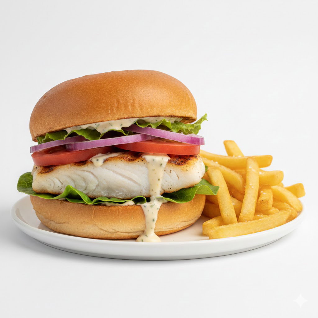 Grilled Fish Burger_0