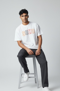 T-shirt Homme Blanc – Imprimé SOHO