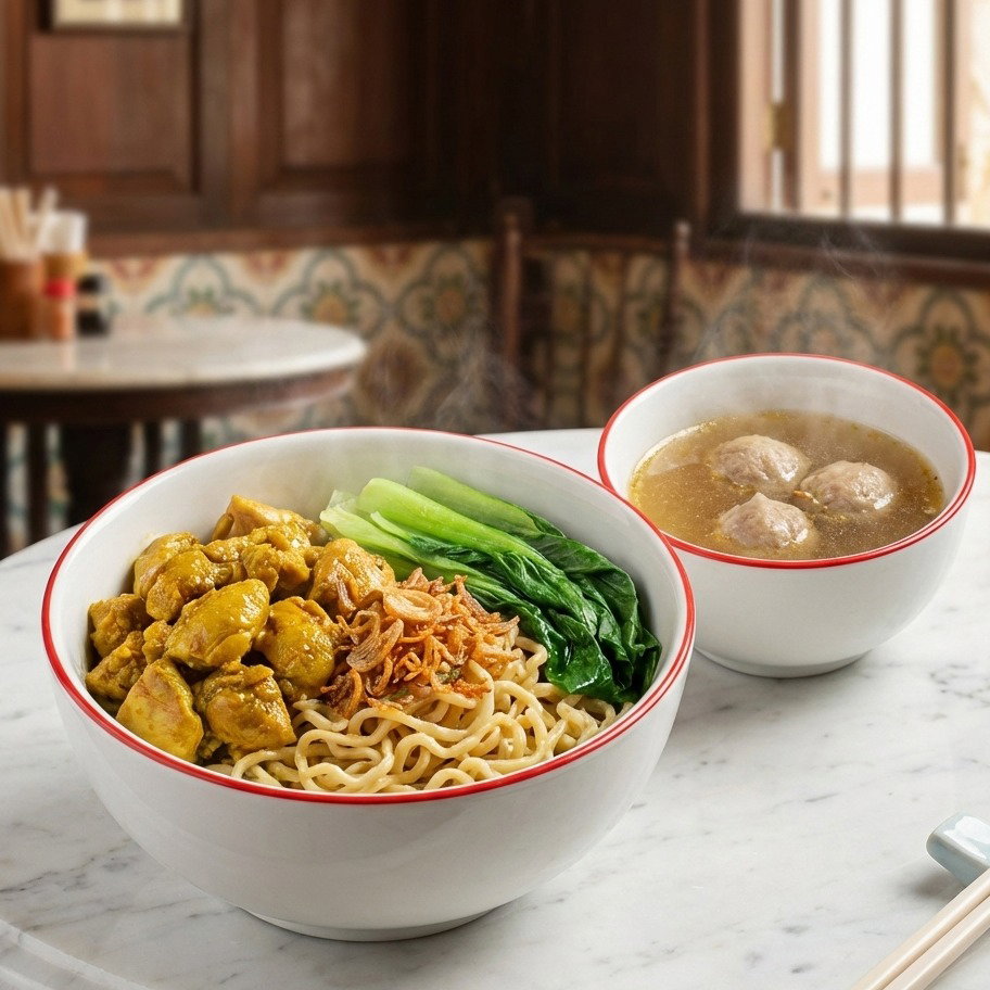 Bakmi Ayam Rempah Kuning
