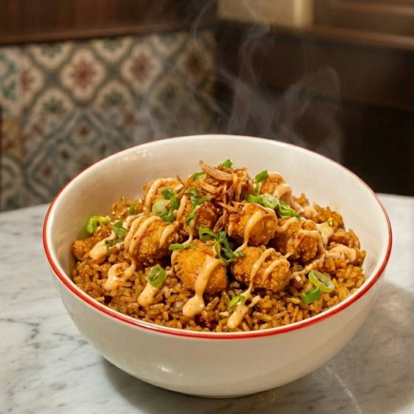 Nasi Goreng Chicken Popcorn_0