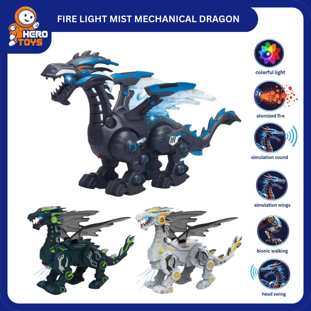 FIRE LIGHT MIST MECHANICAL DRAGON_0