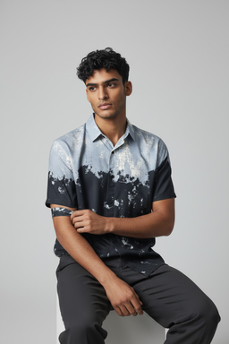 Chemise dégradé noir & gris