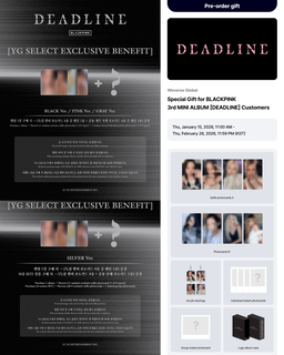 BLACKPINK 3rd MINI ALBUM [DEADLINE]