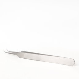 LUCEEZ CURVED SILVER TWEEZERS 