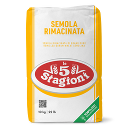 Semola Rimaccinata 10kg (double-milled durum wheat flour)