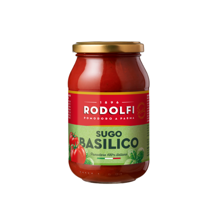 RODOLFI SUGO BASILICO GLASS 400G