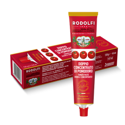 RODOLFI TOMATO PASTE DOUBLE-CONCENTRATE TUBE 130G
