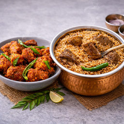 Mutton Biryani + Chicken 65 Combo حلال🔴