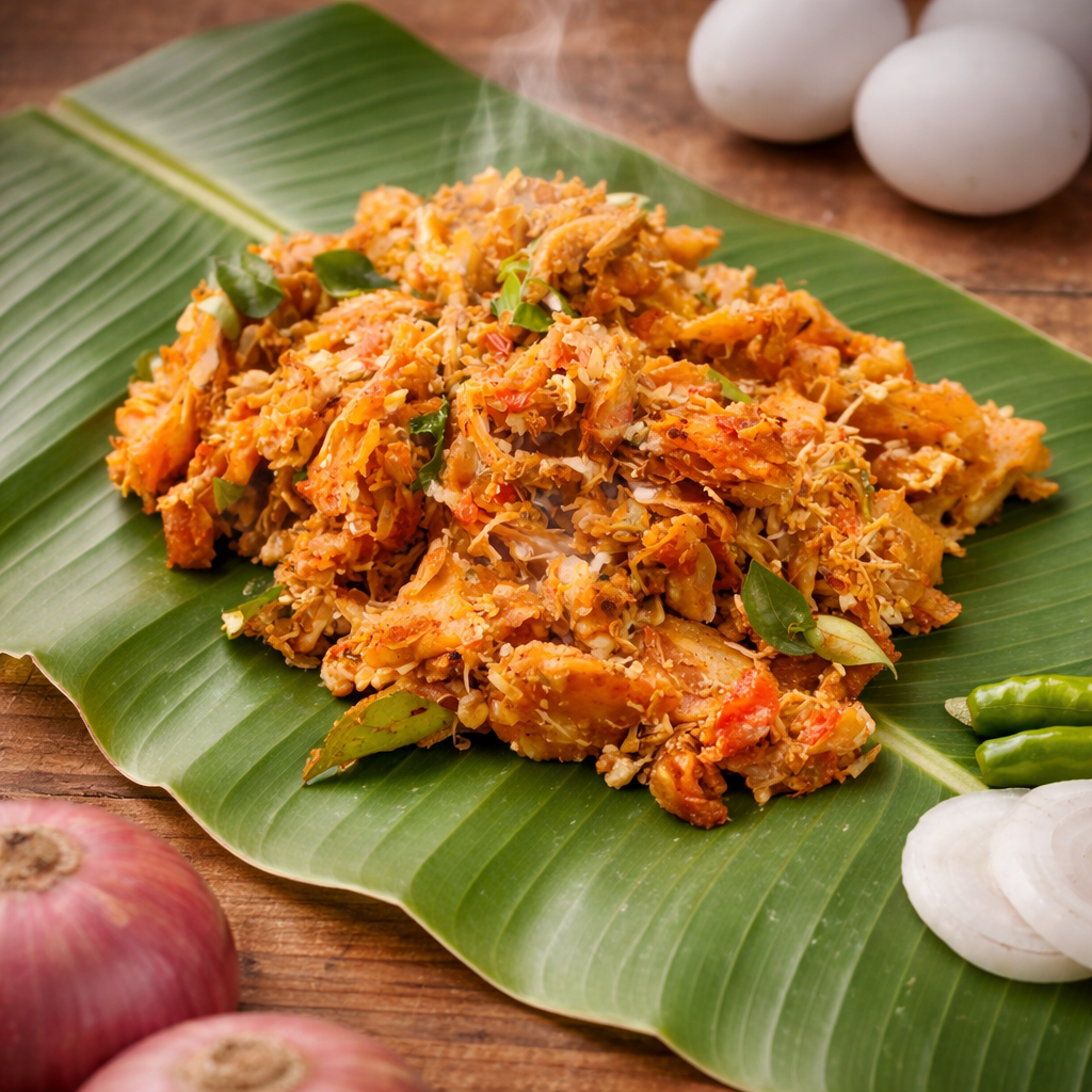 Egg Kothu Parotta حلال🔴_0