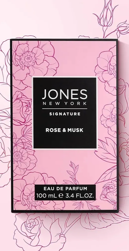 Jones New York Rose & Musk Eau De Parfum Fragrance for Women 3.4 fl oz