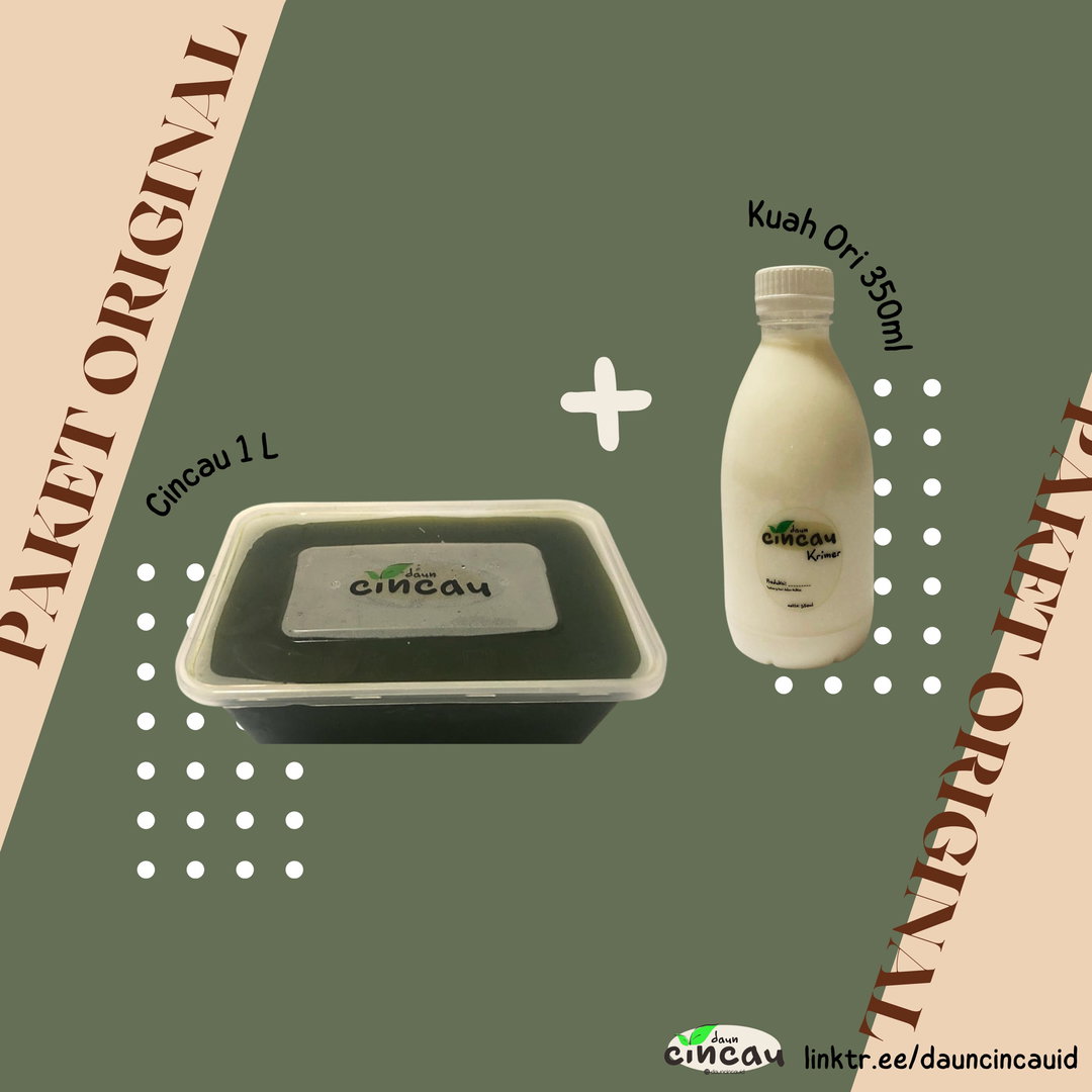 Paket Cincau Praktis (Original/Frambozen)