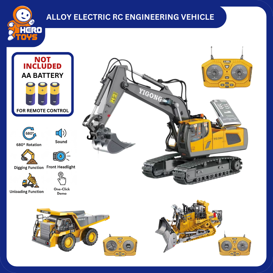 ALLOY ELECTRIC RC ENGINEERING VEHICLE