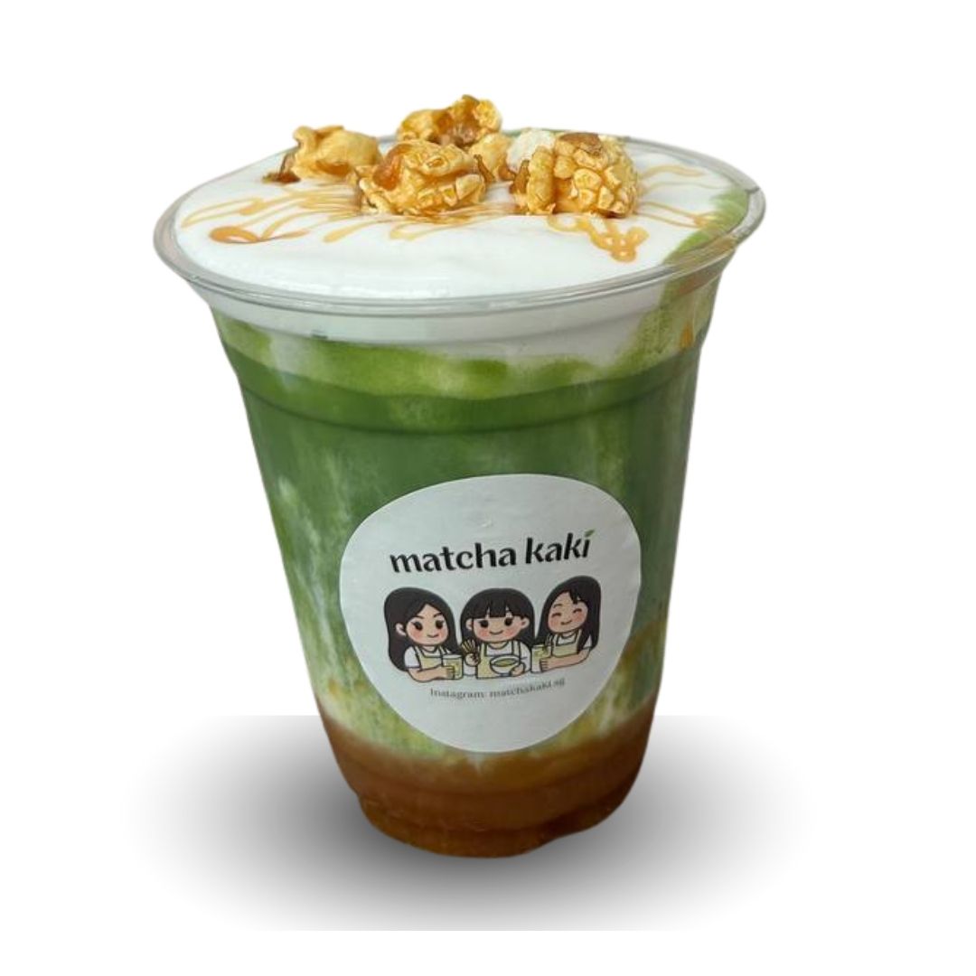 Salted Popcorn Matcha