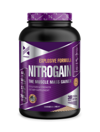 Mass Gainer Nitrogain x 1,5 kg Xtrenght_1