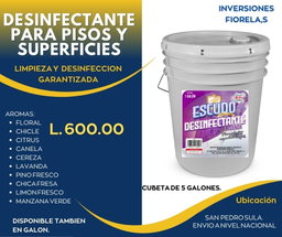 Producto para Limpieza (CUBETA de 5 GALONES)