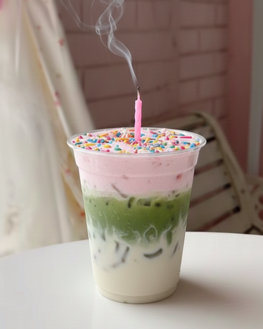 Birthday Confetti Matcha (During Ramadhan Only)